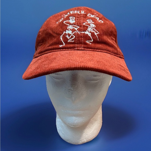 Mad Engine Other - Grateful Dead Corduroy Hat Strapback Cap OSFM Mad engine Dancing Skeletons